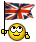 Smiley with UK flag