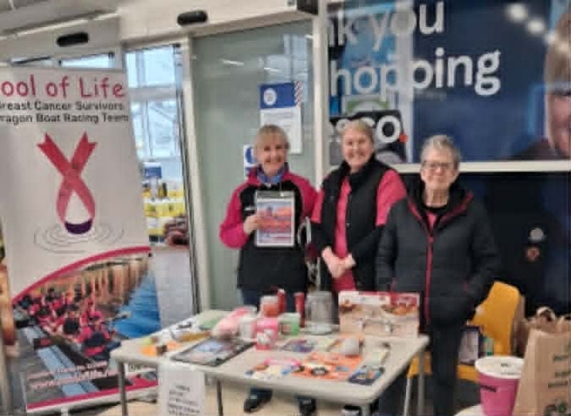 Pool of life tombola at Deysbrook Tesco