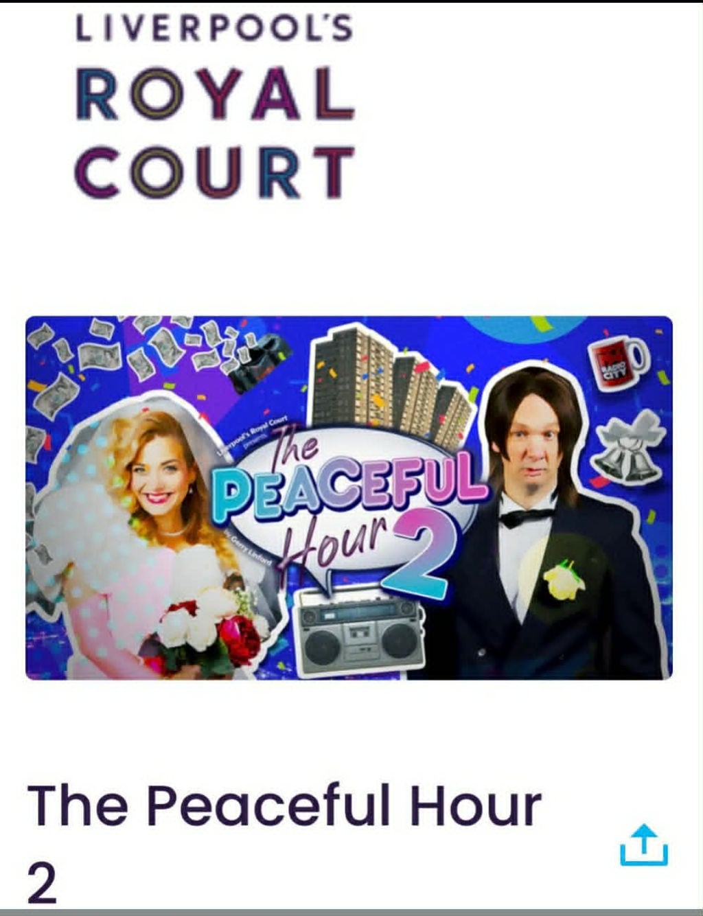 Royal court Theatre shows, Liverpool